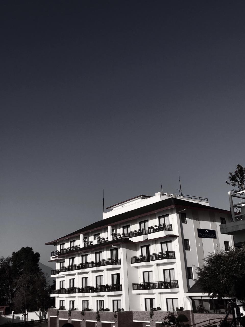 Black and white hotel